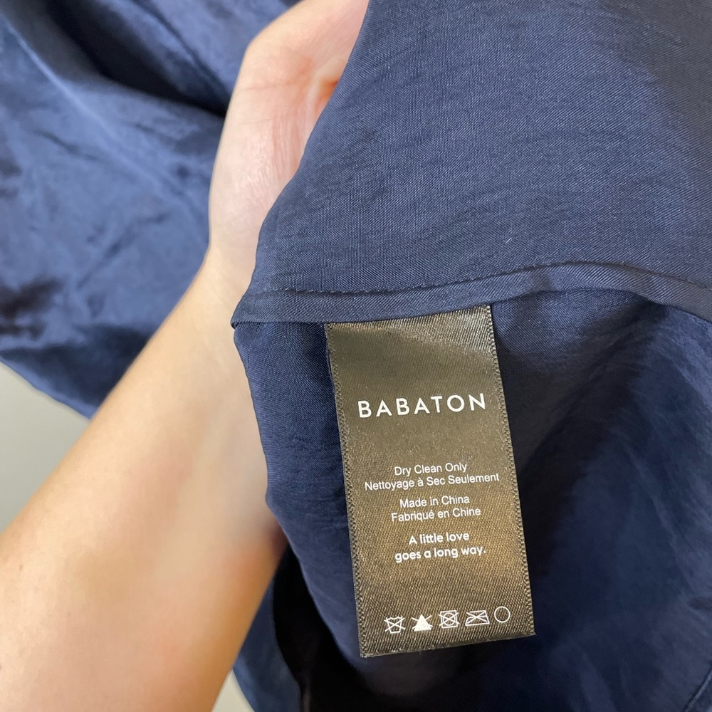 Aritzia Babaton Starboard Blue Everly Cami Minimalist Neutral Office - Picture 7 of 9